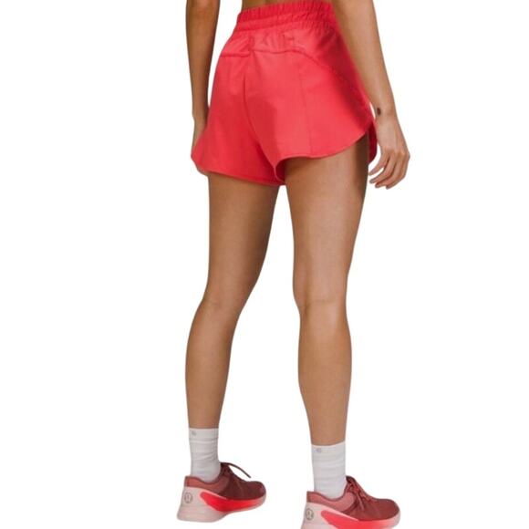 Lululemon Women’s Track That High Rise Lined Shorts in Pink size 6 - Picture 5 of 10